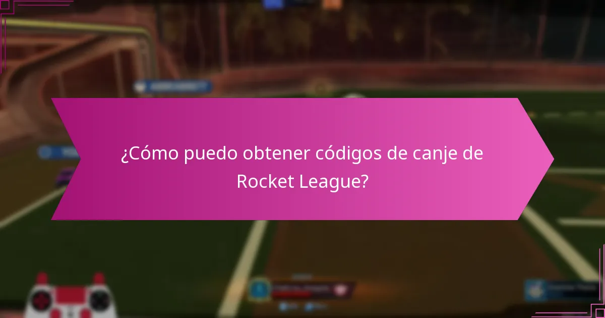 ¿Cómo canjeo los códigos de Rocket League?