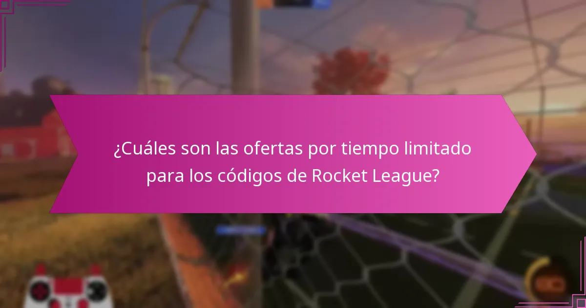 ¿Cuáles son los códigos promocionales actuales para Rocket League?