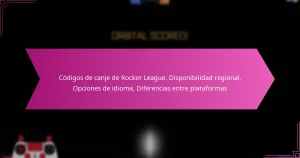Read more about the article Códigos de canje de Rocket League: Disponibilidad regional, Opciones de idioma, Diferencias entre plataformas