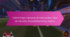 Read more about the article Twitch Drops: Opciones de intercambio, Valor de mercado, Deseabilidad de los objetos