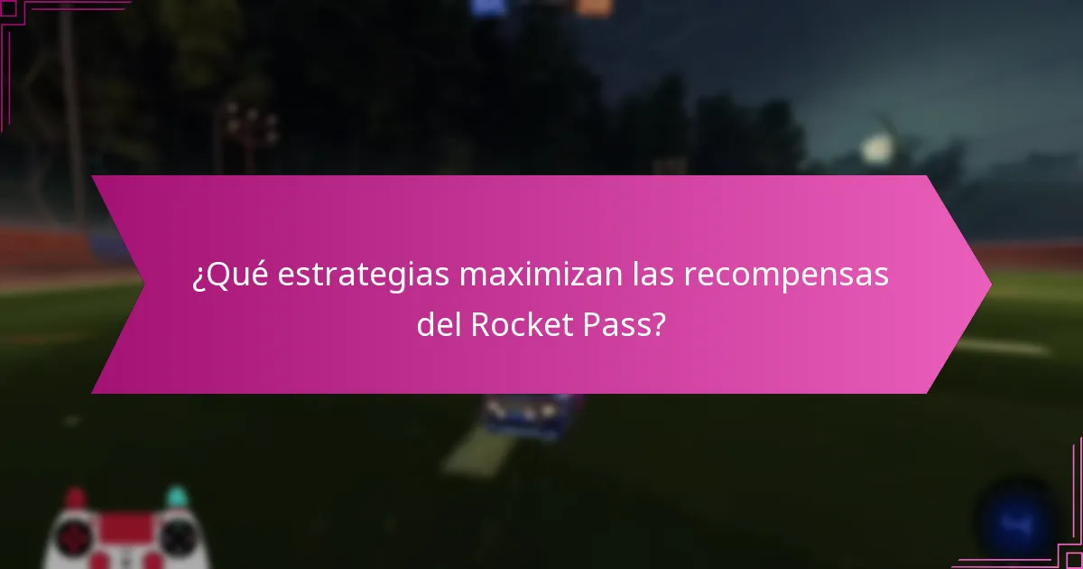 ¿Dónde puedo encontrar información sobre las recompensas del Rocket Pass?